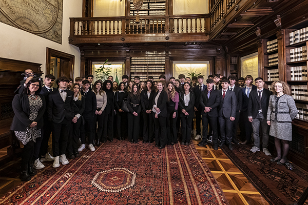 20 gennaio 2023: Sami Modiano incontra gli studenti a Palazzo Giustiniani